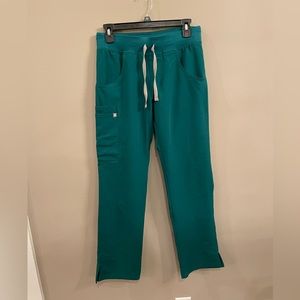 Figs Forest/Hunter green Kade Cargo scrub pants